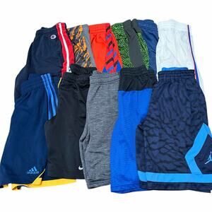 Lot of 11 Boys Athletic/Sweat Shorts Sz M